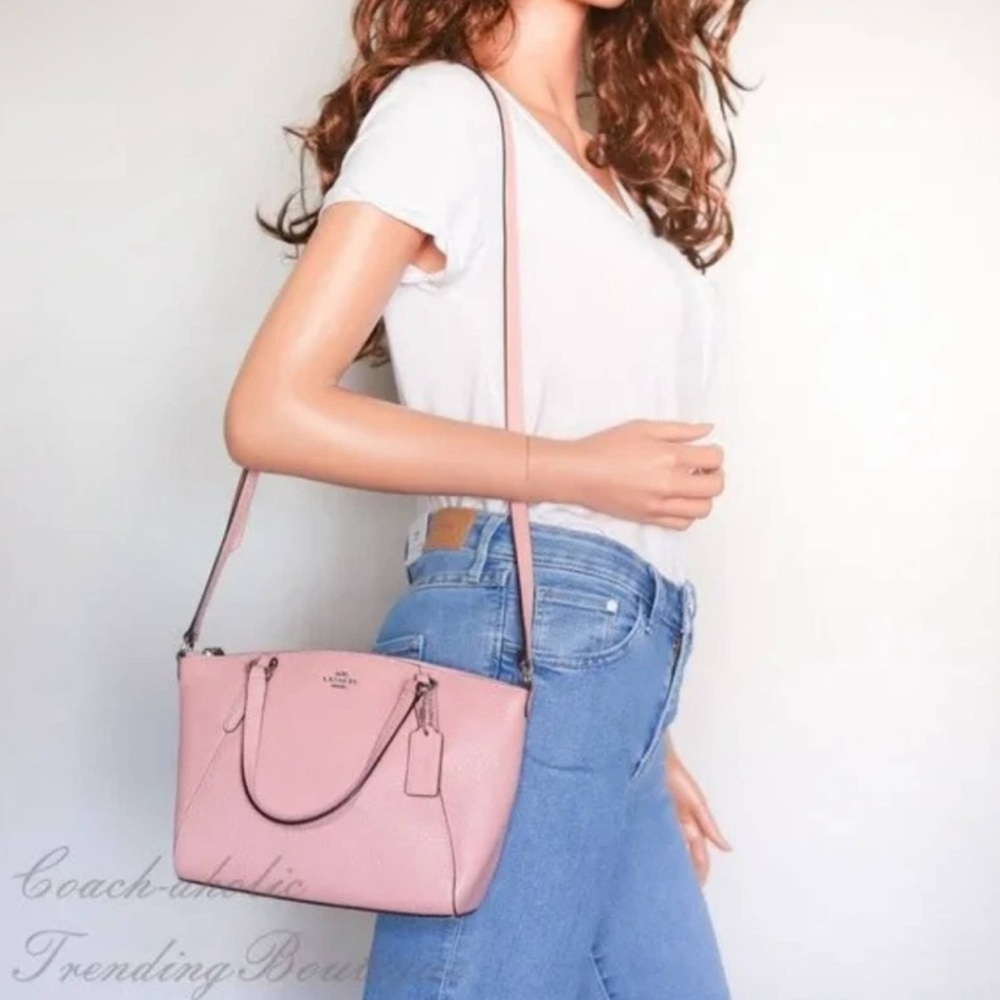 Light Pink Coach Kelsey Satchel Crossbody (Small)